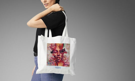 Between Worlds Cotton Tote Bag