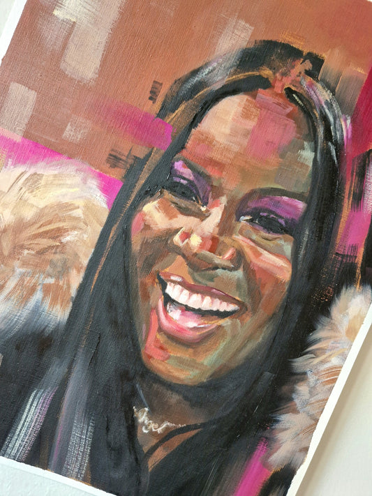 Ray Blk Portrait | 12 x 16 in